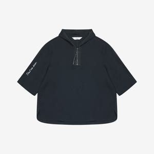 [정상가199,000원]소매레터링집업후드블라우스BKBAE1453