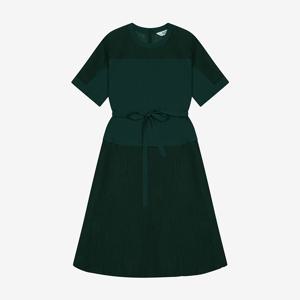 [정상가359,000원]플리츠시스루벨티드원피스BKOAE2531