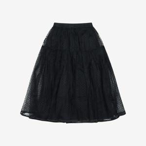[정상가139,000원]도트샤롱스커트BKSAB2311