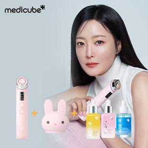[5천원 쿠폰] 메디큐브 부스터프로 핑크+토끼헤드1+앰플3