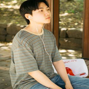 남성 HZTS5E804E2 [HIS] 멀티스트라이프 반팔 티셔츠