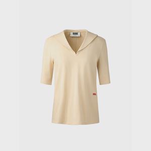 Sailor Collar T-shirt - Beige