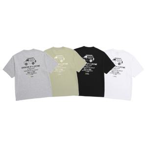 N252UTS908 트레져 컨셉 올드밴 그래픽 세미오버핏 H/TEE 4종택 1