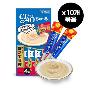챠오 츄르 참치&가리비관자 14gX4개입 10개묶음 (2개 이상 구매 시 무배)