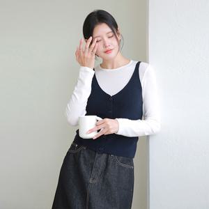 [최초가 109,900원]카밀리 세미 크롭 니트 뷔스티에 3종세트
