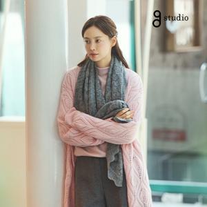 지스튜디오 25FW 울캐시미어 레이스 머플러