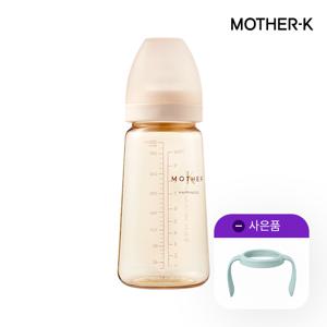 [핸들 GIFT/색상랜덤] 베이직 PPSU 젖병 280ml (무꼭지) (디자인선택)