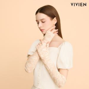 UV-CUT 플로럴 레이스 팔토시 SI5035