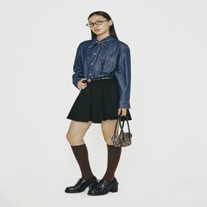 [정가498000]매듭카라 데님 셔츠 LFPDW24310BUX