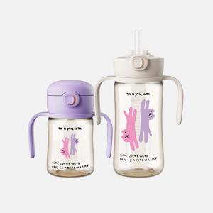 3세대 NEW 260도 PPSU 올인원 원터치 빨대컵 170ml+270ml 2개세트 - 디자인 선택