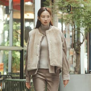 지스튜디오 25FW 밍크베스트
