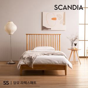 메이 프리미엄 원목 침대SS-양모 라텍스 7존 독립스프링 매트리스/착불배송