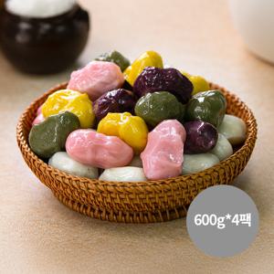 굳지 않는 오색 송편