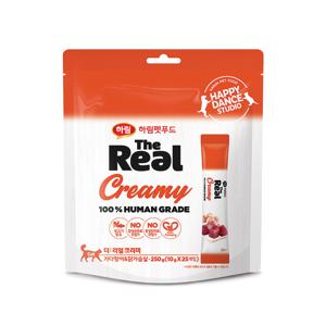 더리얼 크리미 Cat 가다랑어&닭가슴살 250g 10gx25ea / 고양이간식 츄르