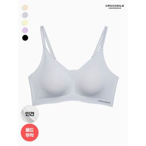 [하프클럽/크로커다일 이너웨어]라이크라 인견쉘론 몰드부착 스트랍 감탄브라 1종 택1