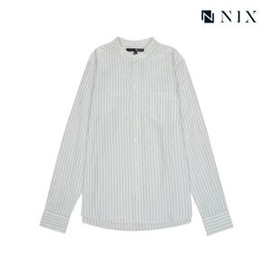 남성용 세로스트라이프 헨리넥셔츠_FNLFCSS103M