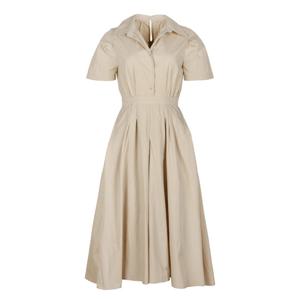[파슨스] Bridgerton.Pintuck Back Slit Dress [PW2R6OP01]