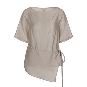 [파슨스] See-through Wrap Blouse [ASST5BL02]