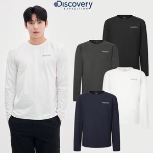 디스커버리 25SS 봄신상 남성 에센셜 기능성 긴팔티셔츠DMRL21051