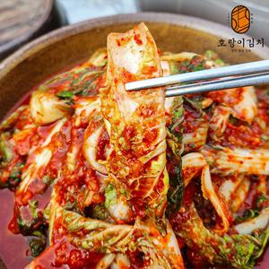 호랑이김치 고소한 얼갈이 겉절이