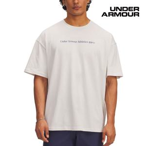 언더아머 남성 UA 헤비웨이트 러닝 슈 오버사이즈 반팔 6004897-110