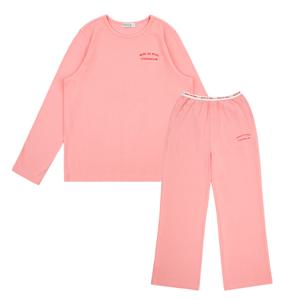 [WOMEN] 핑크 저지파자마 세트_BU53UJ505
