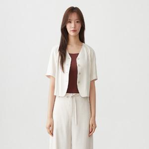 [플라스틱 아일랜드]노카라 린넨 자켓 PR3WJ861