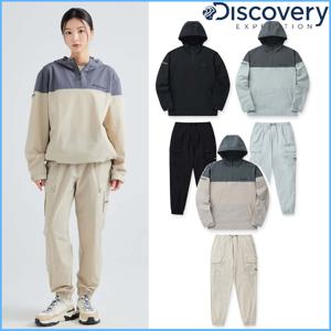 디스커버리 공용 우븐 아노락 조거 트레이닝 세트 DXTR33041,DXTP33041