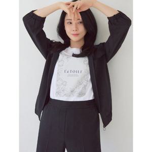 [하프클럽/르투아]세미 캐쥬얼 티셔츠 블랙