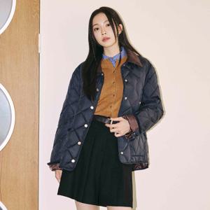 코듀로이 칼라 퀼팅 구스다운 점퍼 GPAM2PD911