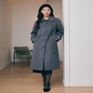 울 래글런 싱글 핸드메이드 코트 GPBM0CTT31