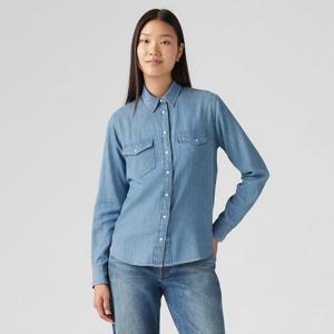 리바이스 여성 웨스턴 데님 셔츠 린넨 혼방 16786-0105