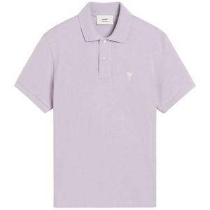 [엘원] 25SS  스몰 하트 코튼 폴로 반팔티 HPL060 760 504 LILAC