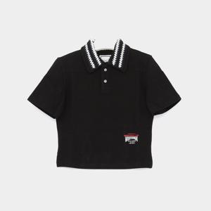 빅카라 프린트로고 반팔 여성 PK티셔츠 M251TS16741B