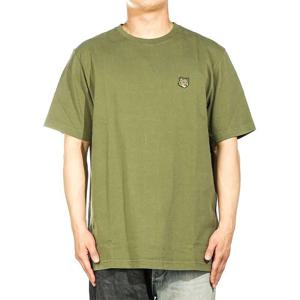 남성 볼드 폭스 헤드 반팔 티셔츠 (MM00127KJ0118 MILITARY GREEN) 24FW 1417898