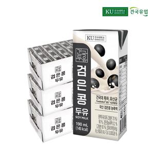 건국두유 검은콩 두유 190ml 72팩