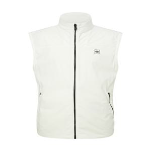 헤지스 골프 남성 WPJU4B302OW [스테디셀러]솔리드 하이넥 집업베스트 (WHITE)