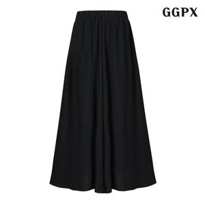 [롯데백화점][지지피엑스]와이드 허리 밴딩 롱 팬츠 (GPCTA001D)