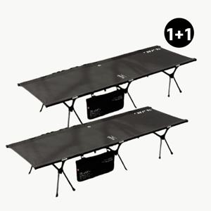 [무케] 벙커노드_MID Camping Cot 1+1 캠핑 코트 경량 접이식 와이드 야전침대