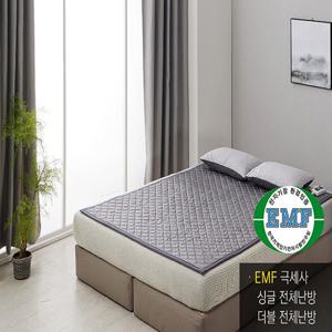 한일 프리미엄 카본매트 극세사 전자파차단 EMF 온열 탄소 전기매트싱글 105X190cm