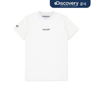 여성 프레시벤트 센터로고 반팔티셔츠 (WHITE)
