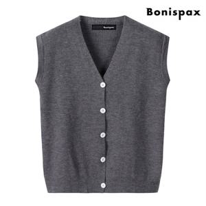 정상가:59,000원｜V넥 데일리 심플 베이직 여성 베스트 (XO3VW003L0)