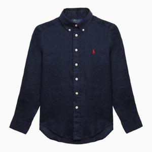 POLO RALPH LAUREN 322865270006LI/XG_POLOR-NN 네이비 블루 리넨 버튼다운 셔츠