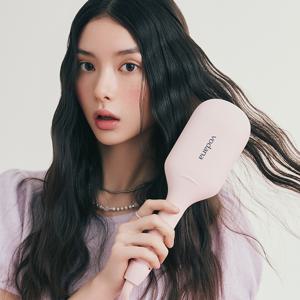 글로우 물결고데기40mm 파우더 핑크