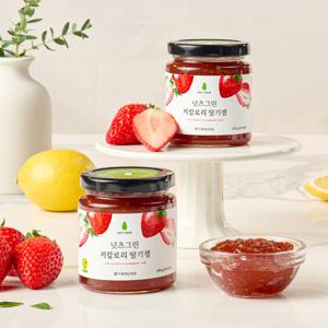 넛츠그린 저당 저칼로리 딸기잼 무설탕 알룰로스 과일쨈 240g