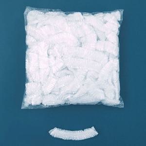 헤어캡 샤워캡 투명 일회용 염색 머리 비닐 100개 비닐헤어캡 염색헤어캡 위생모자 샤워캡