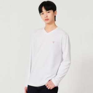 남성 레귤러핏 브이넥 긴팔티 NP1KE406