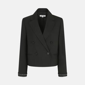 [최초가:329000원] 나이스클랍 소매레터링 더블 숏자켓 A234MWJ901