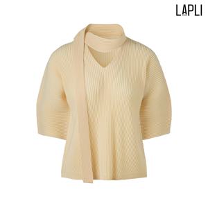[최초가 159000원] 스카프세트 브이넥 티셔츠_LPTSF024001