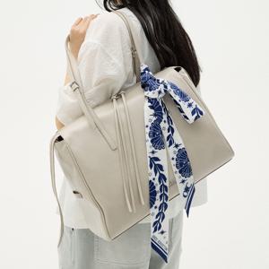 조개 그래픽 트윌리 스카프 [NAVY]